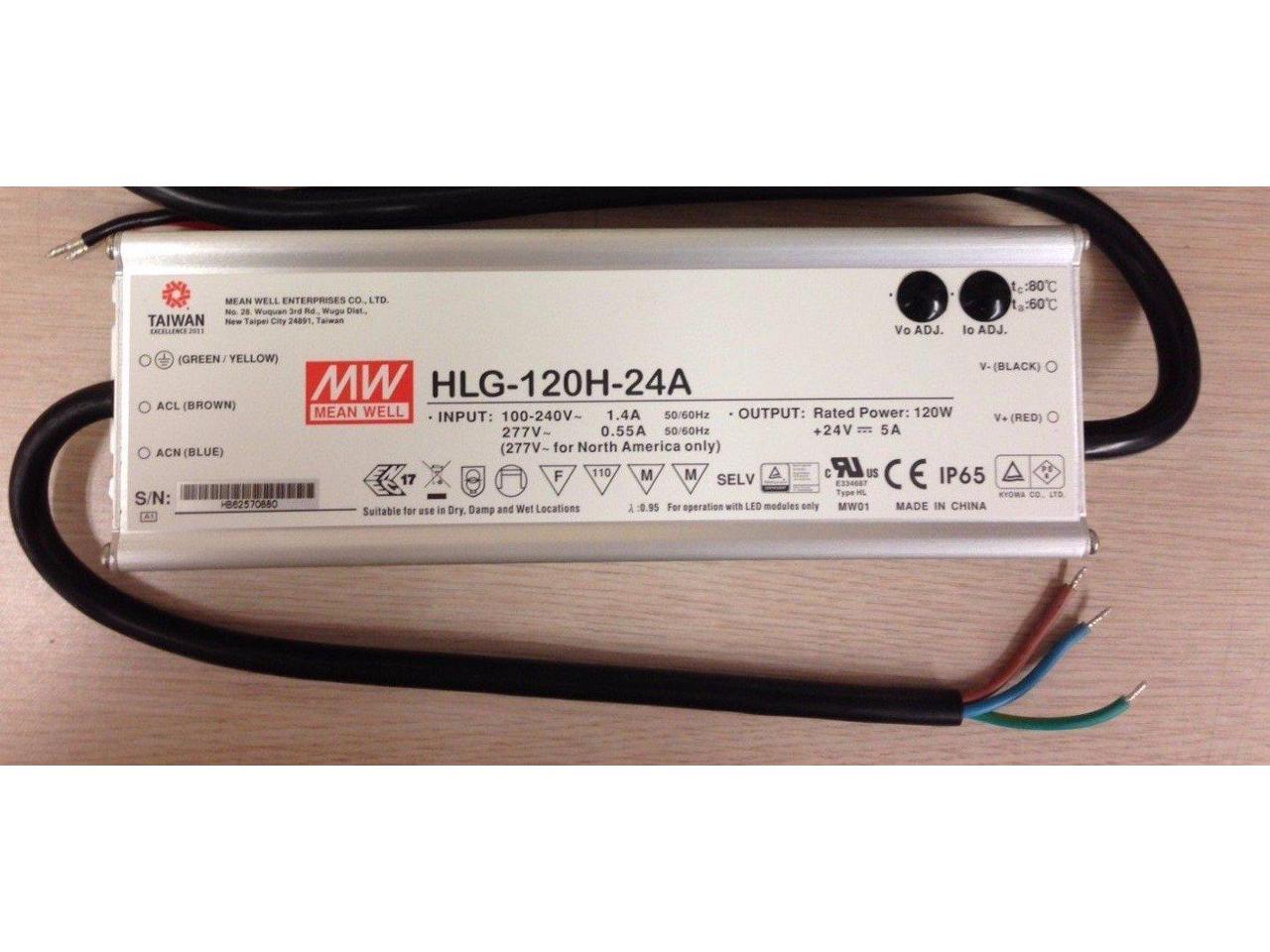 MeanWell HLG-80H-12A 100-240v 12v 5A 60W Power Supply Adapter Charger LEDDriver 