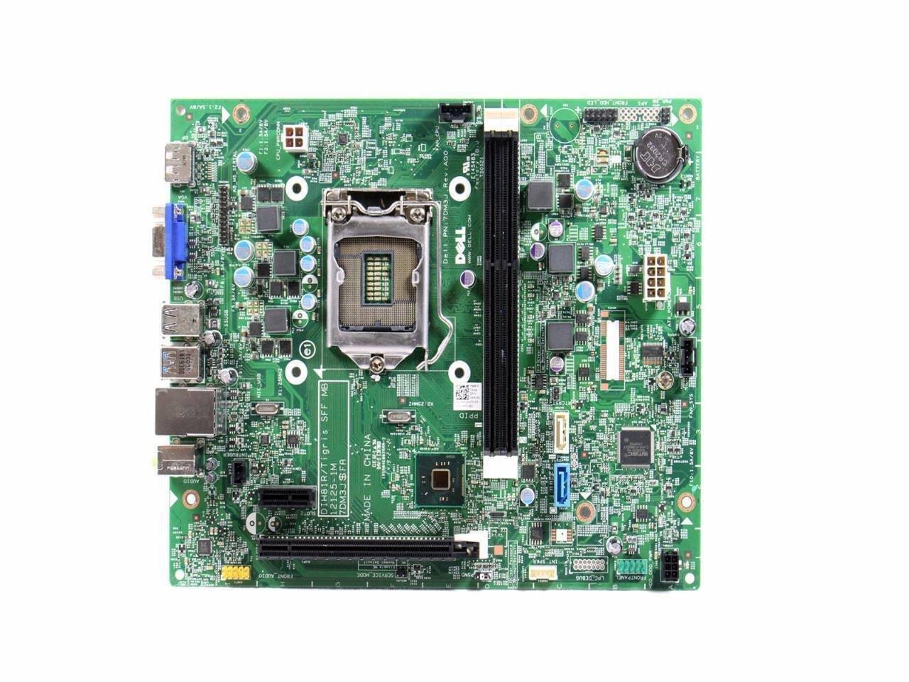 Dell Optiplex 30 Sff Intel H81 Chipset Lga1155 Socket Ddr3 Sdram 2 Memory Slots Motherboard Wmj54 0wmj54 Cn 0wmj54 7dm3j Newegg Com