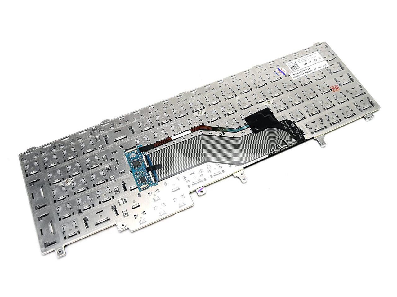 Genuine Dell Latitude E6520 E6530 E6540 E5520 E5530 Keyboard  W10 key  pointer 