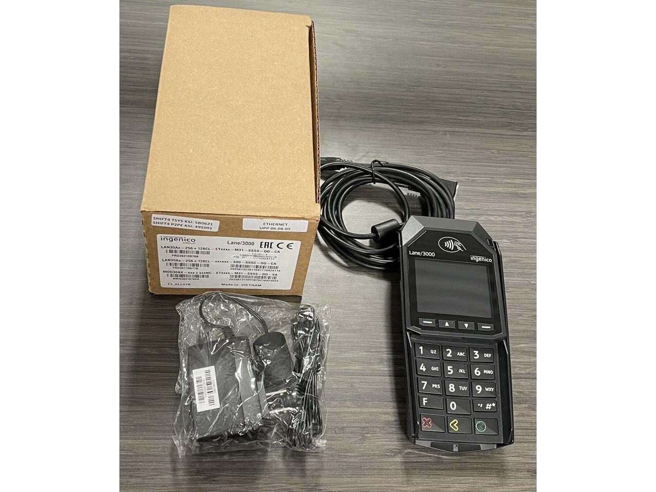 Ingenico Lane/3000 PIN Pad Credi Card Machine Terminal LAN300USPHX01A