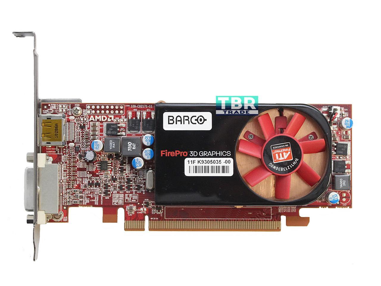 Barco MXRT-2400 FirePro Graphic Card - 512 MB DDR3 SDRAM - PCI Express