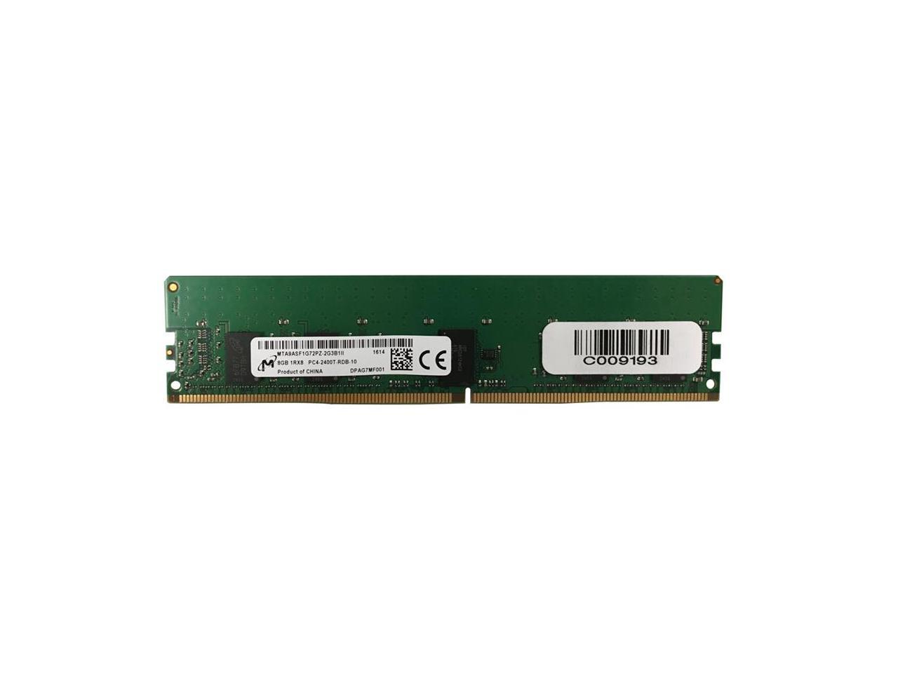Micron 8GB DDR4-3200 PC4-25600 ECC RDIMM Server Memory – Recertified (MTA9ASF1G72PZ-3G2R1)