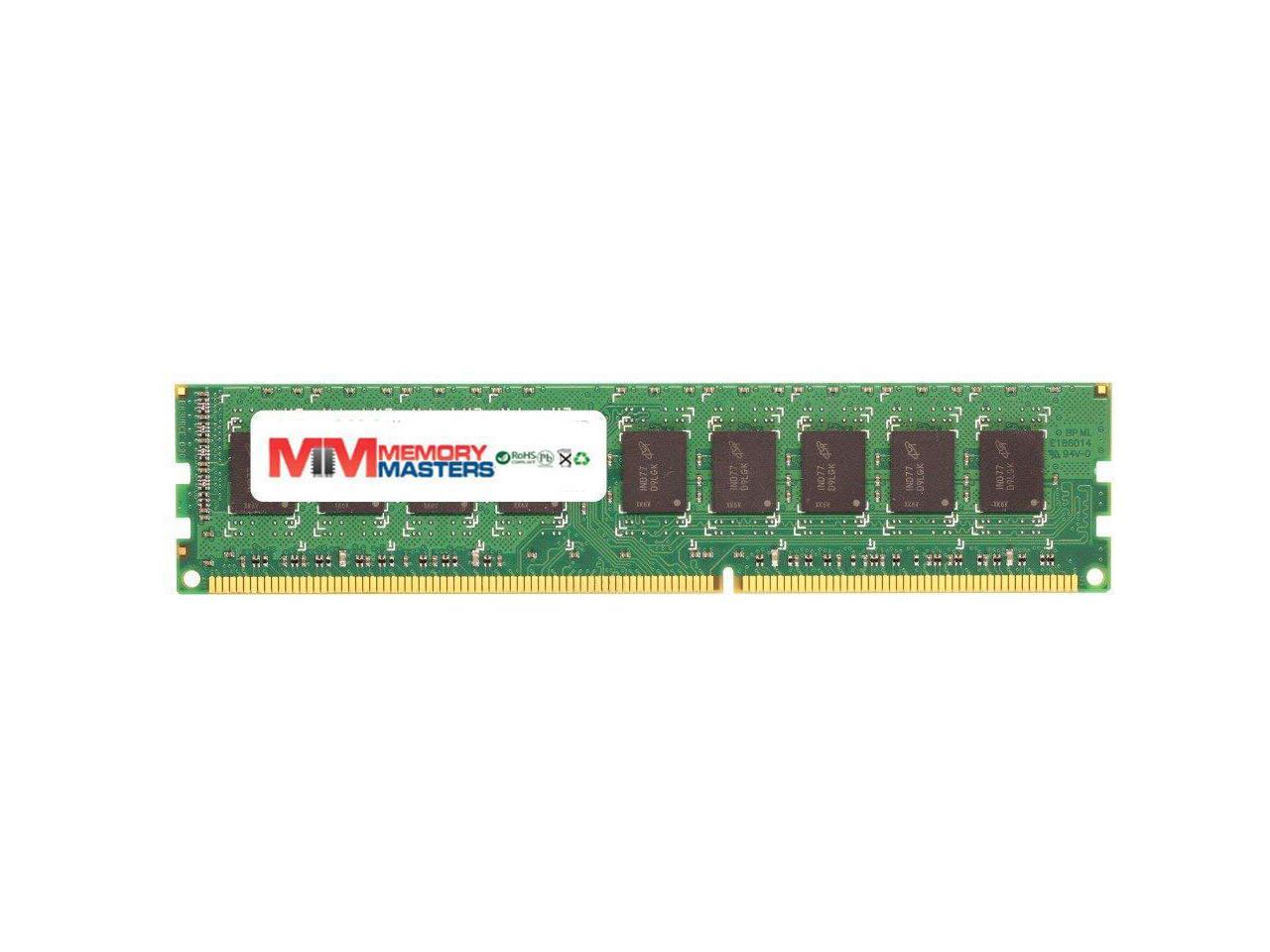 MemoryMasters 4GB 240p PC3-10600 CL9 18c 256x8 DDR3-1333 2Rx8 1.5V ECC UDIMM 
