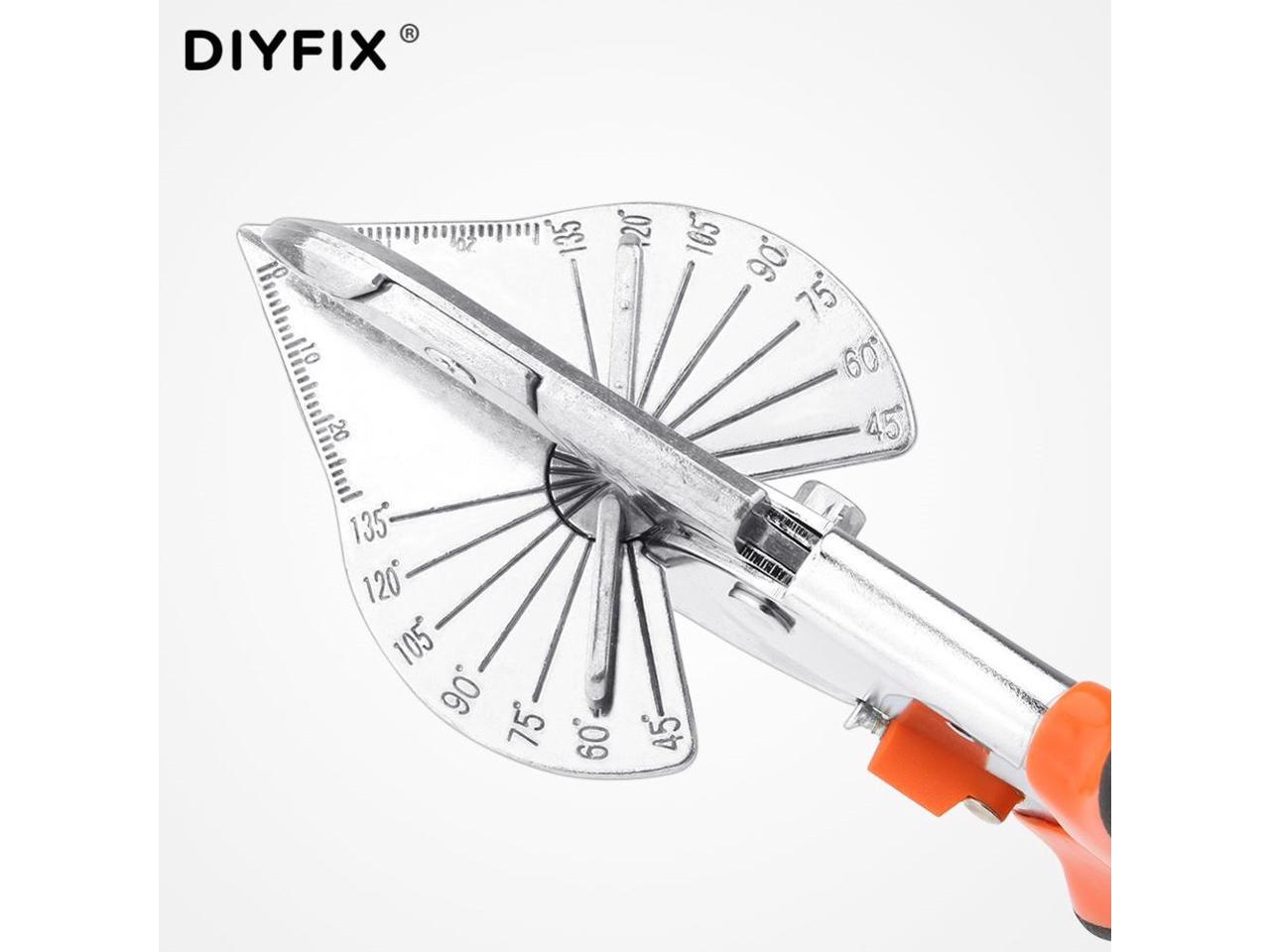 45 to 90 Degree Edge Angle Shear Scissors Miter Wire Slot Cutter Hand