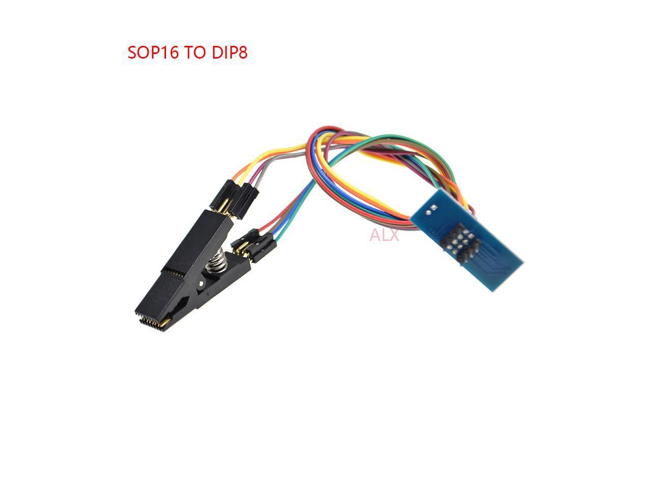 SOIC8 SOP8 Flash Chip IC Test Clip In-circuit Programm BIOS/24/25/93 