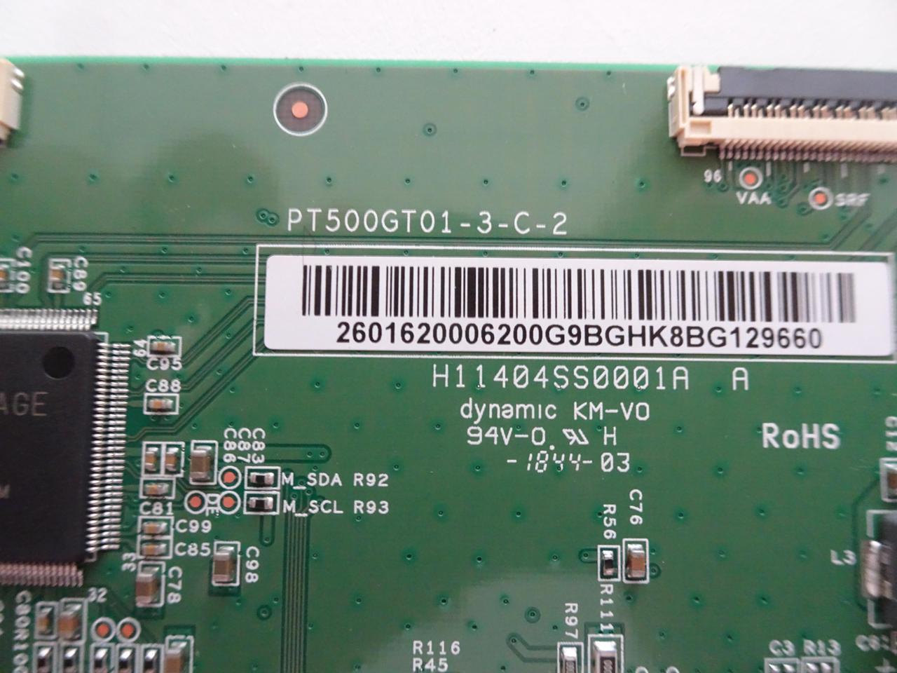 Sceptre X505BVFSR KCTV53DF H50 TCon Board (PT500GT013C2