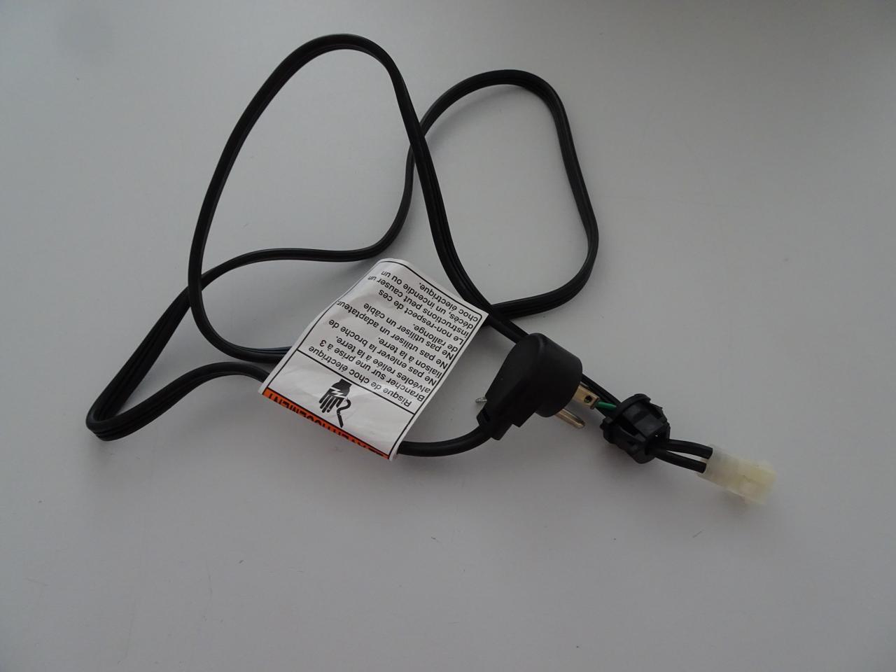 Used Like New Whirlpool WEG745H0FS0 Range Oven Power Cord W11023766