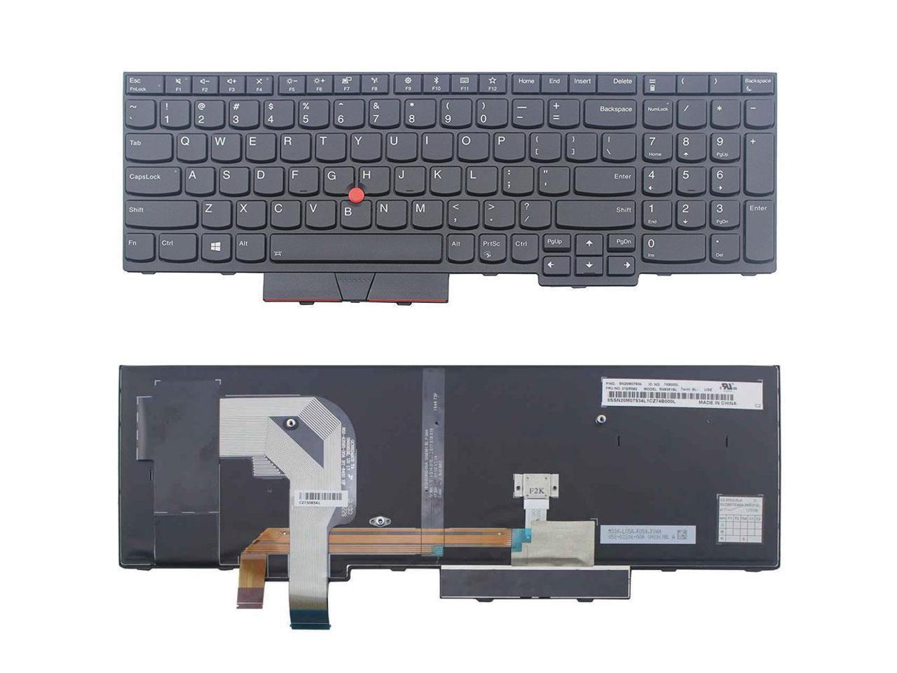 New US Black Backlit Keyboard With Point For Lenovo IBM ThinkPad P51S ...