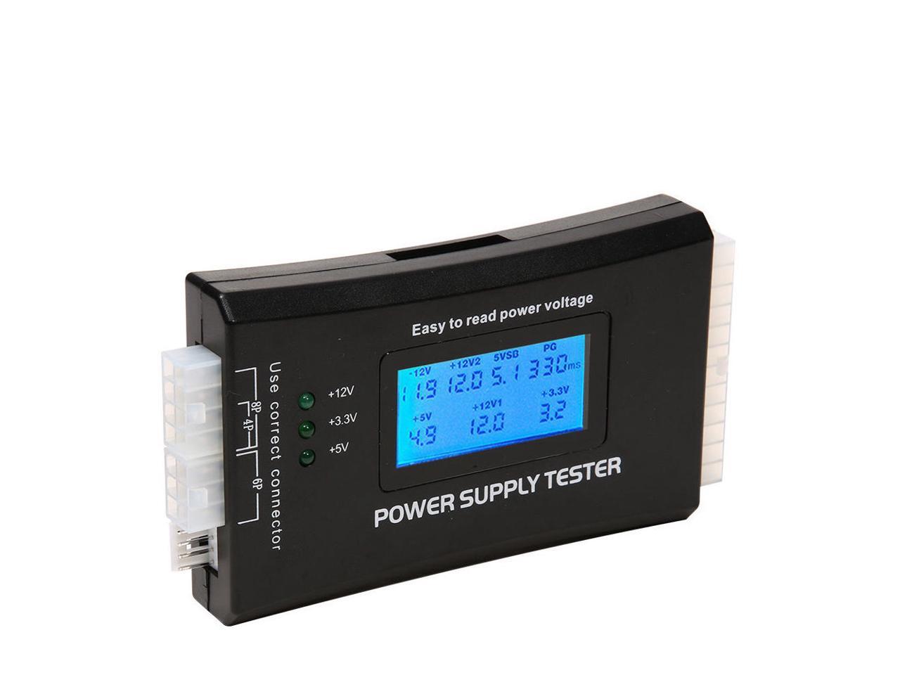 20 / 24 Pin PC ITX ATX BTX SATA LCD Computer Current Power Supply