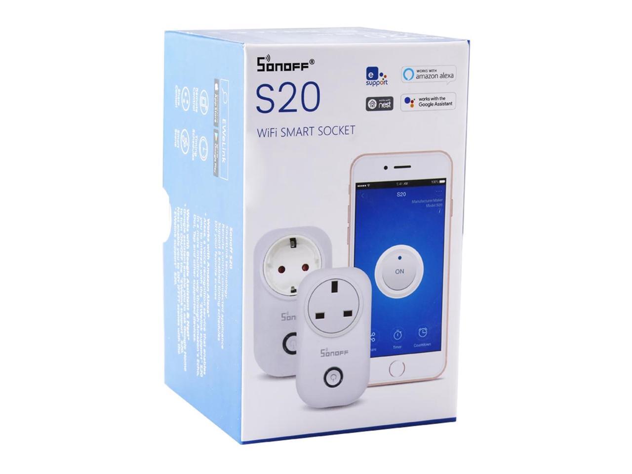 sonoff s20 google home