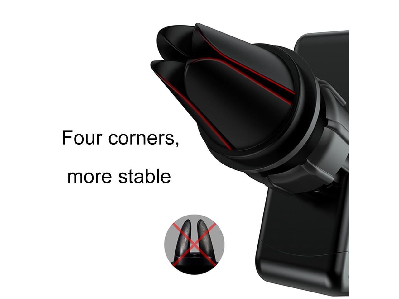 JOYROOM JR-ZS110 Mini Universal Car Air Vent Mount 360 Degree Rotation Phone Holder Stand, For iPhone, Galaxy, Sony, Lenovo, HTC, Huawei and other 4-6 inch Smartphones (Black) - Newegg.com