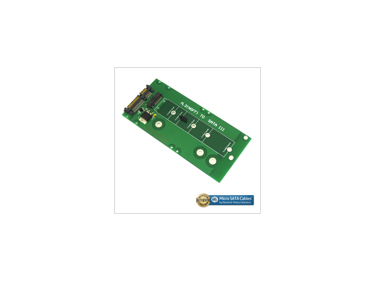 M.2 SSD to SATA Adapter Extended Card with Latching Quick Release Clip M.2 SSD to SATA Adapter Extended Card with Latching Quick Release Clip