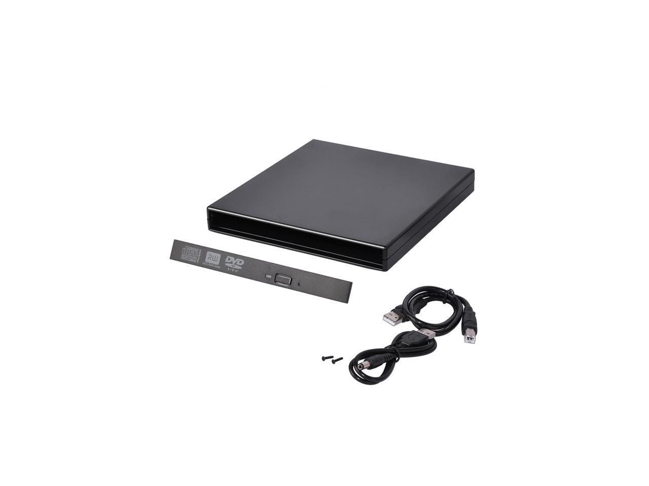 12.7mm USB External CDROM Case For Optical Disk Drive External DVD