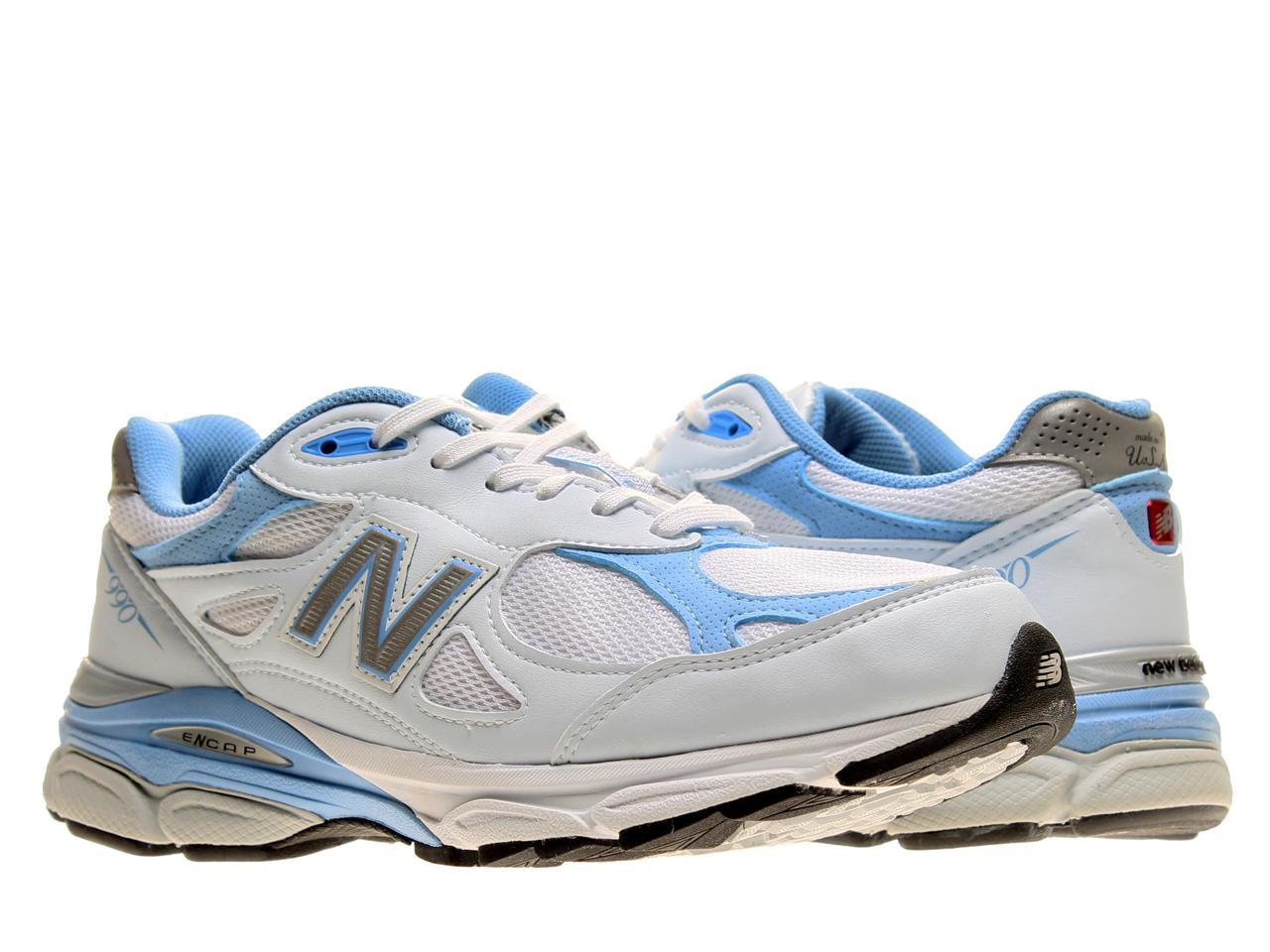 New Balance 990v3 White/Blue Women's Running Shoes W990WB3 Size 5D
