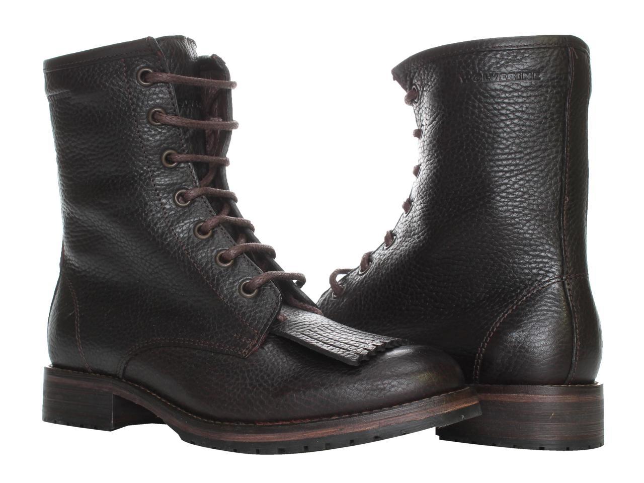 wolverine lace up boots