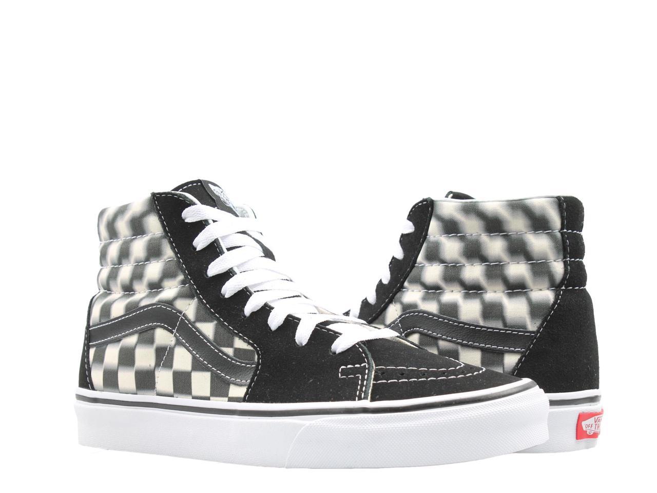 vans sk8 hi blur check