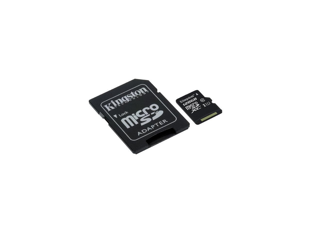 Kingston 128GB micro SD Karte SDXC Class 10 UHS-I 100MB/s Speicherkarte DE/OVP 