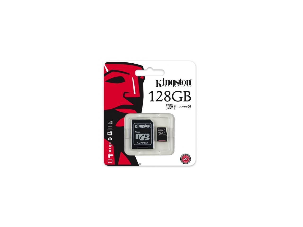 Kingston 128G microSDXC UHS-I Class 10 microSD micro SD SDXC C10 Flash ...