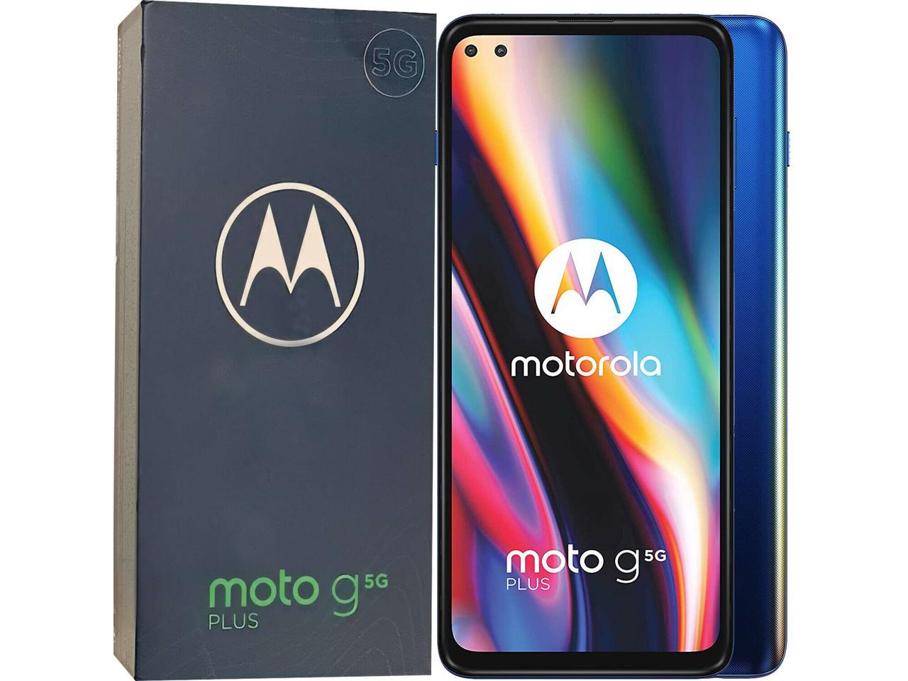 Motorola Moto G 5G Plus Dual-SIM 128GB ROM + RAM (GSM Only CDMA) Factory Unlocked Android Smartphone (Mystic Lilac) - International Version - Newegg.com