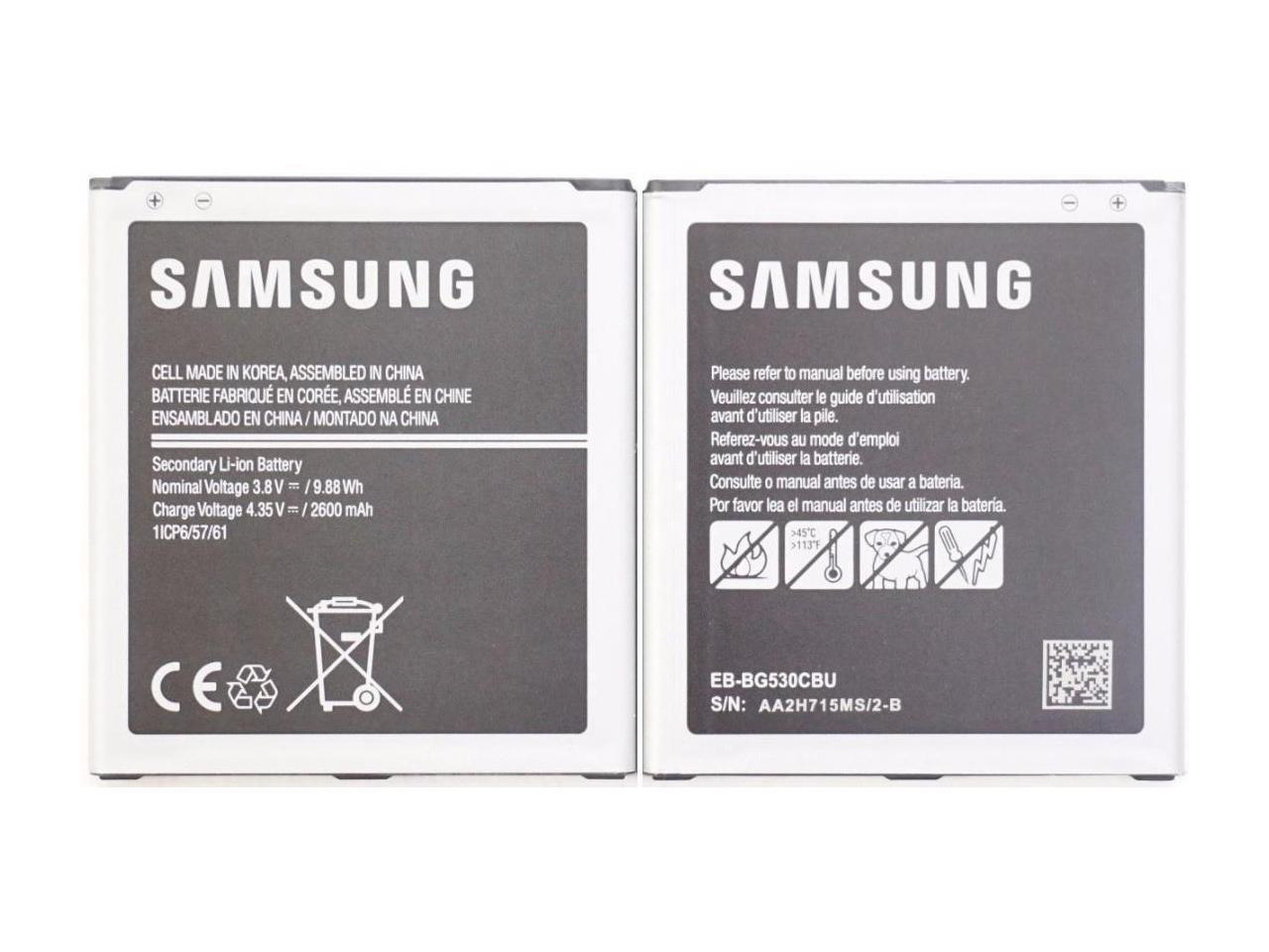  2600 mAh Samsung Battery EB-BG530BBC Galaxy Grand Prime 