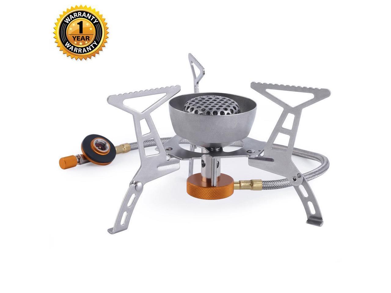 Portable Backpacking Gas Butane Propane Canister Outdoor Camping Stove Burner 
