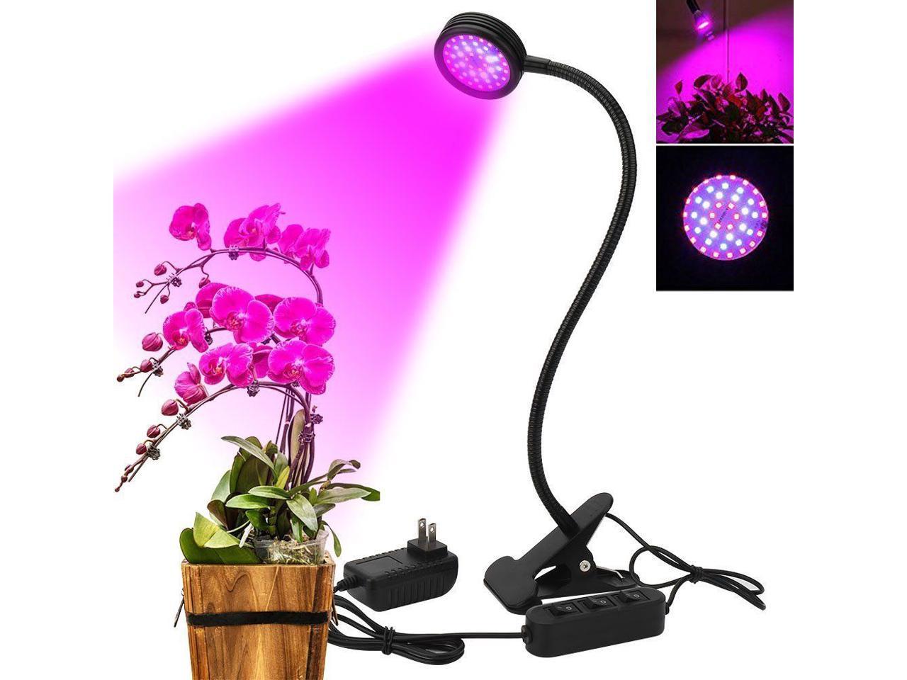 CF Grow Desk Clip LED Plant Grow Lamp 5W with 360° Flexible Goo Led Grow Light 