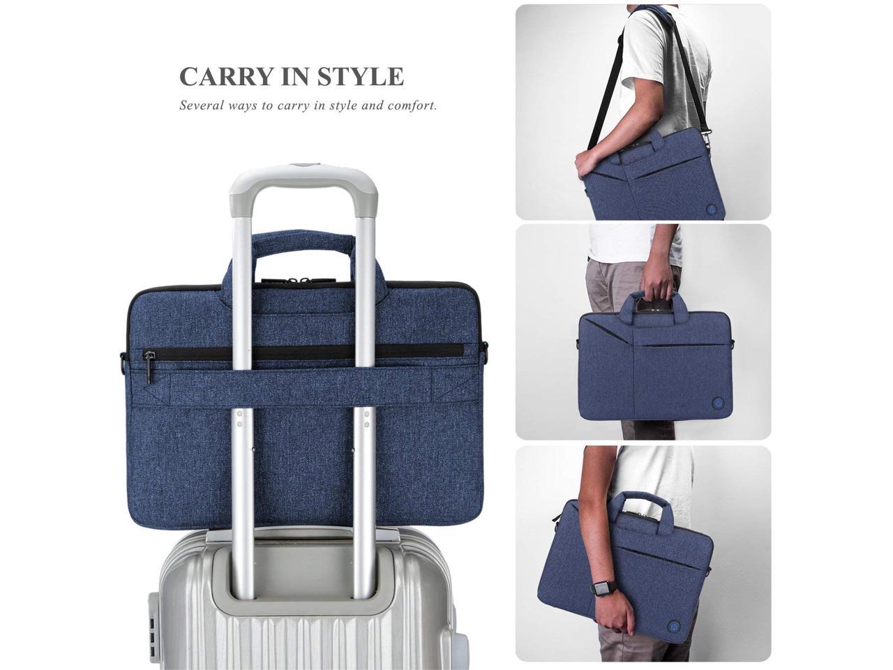 Winnie and Tiger Laptop Bag Business Briefcase for Men Women 14 Inch Shoulder Messenger Laptop Sleeve Case Carrying Bag 