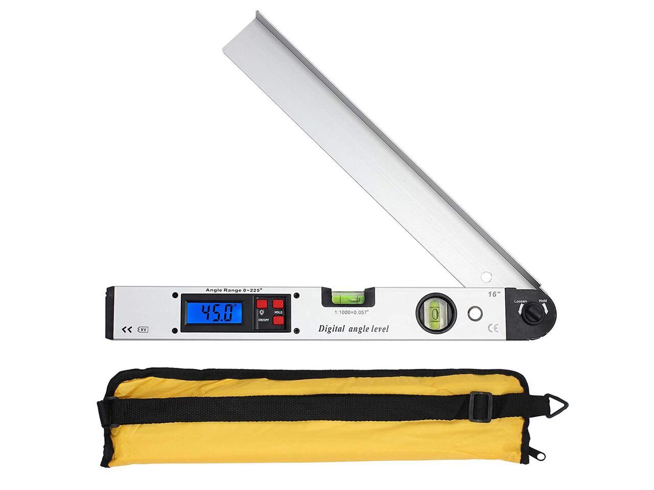 Inclinometer Digital Measuring Protractor Angle Finder Gauge Spirit Level Meter