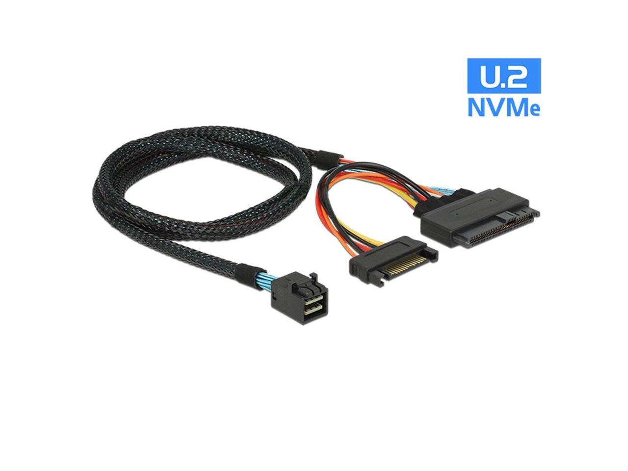 SFF-8088 to int 4x SATA 0.5m SAS Bracket with Cable ext 