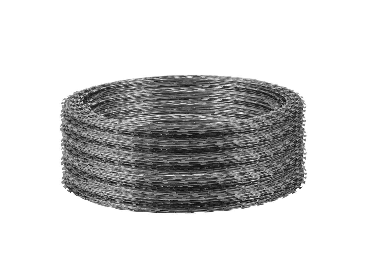 Razor Barbed Wire 18" 5  Coils 250' Coverage 18"Diameter Military Garden Helical 