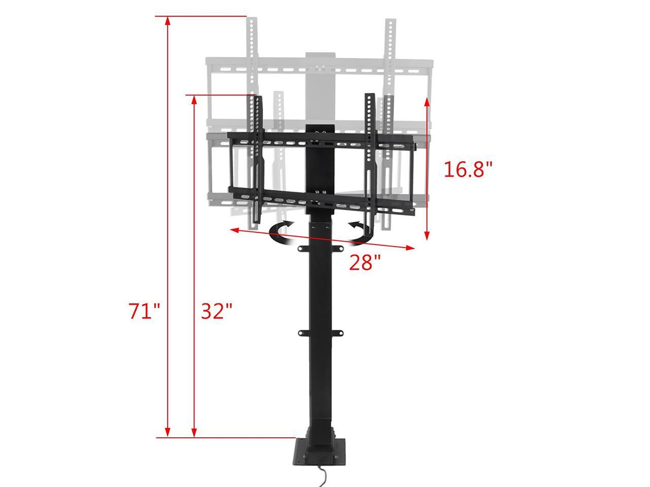 VEVOR Pro Swivel Motorized TV Lift 32"70" TV Lift Mechanism 1000mm