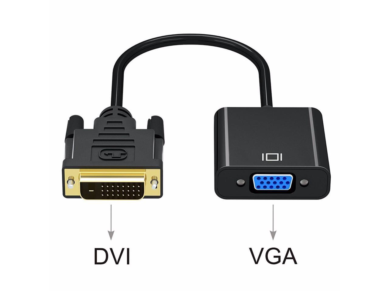 connector converter ELECTRÓNICA REY DVI-D 24+1 Adapter male to VGA 15 pin female