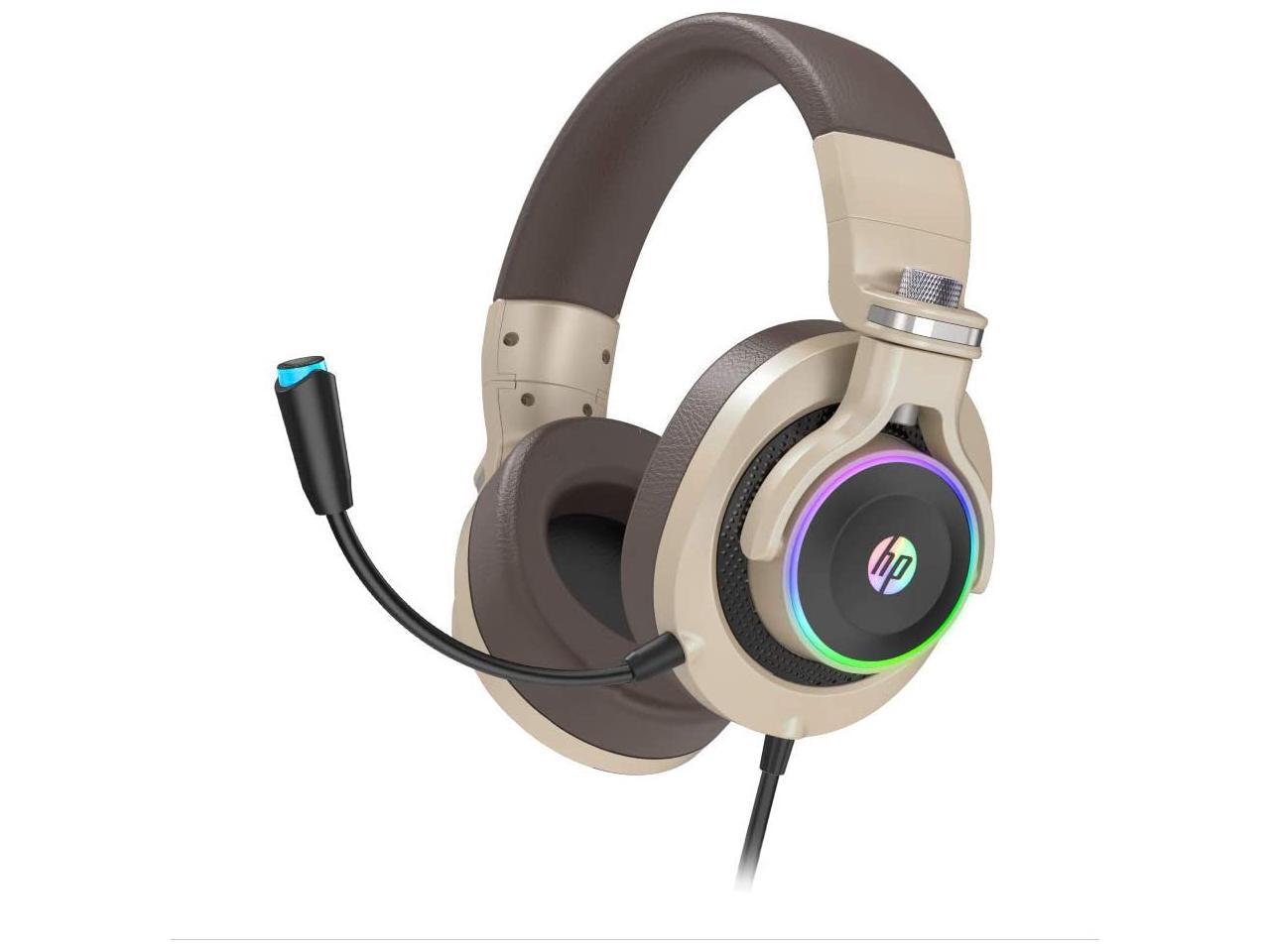 HP Wired Overear Xbox Gaming Headphones, RGB LED Lighting with