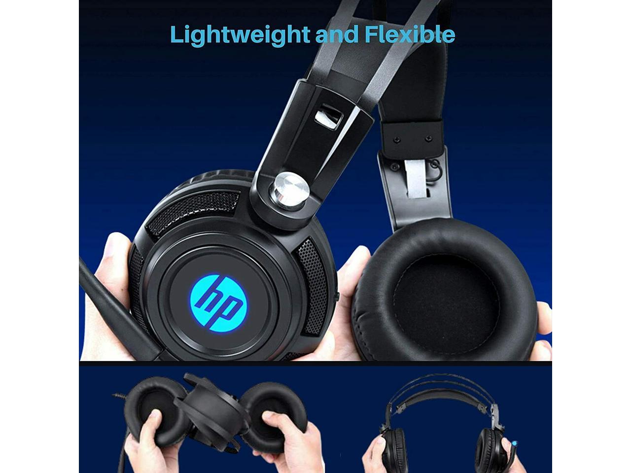 HP H200 Wired Stereo Gaming Headset with mic, for PS4, Xbox One