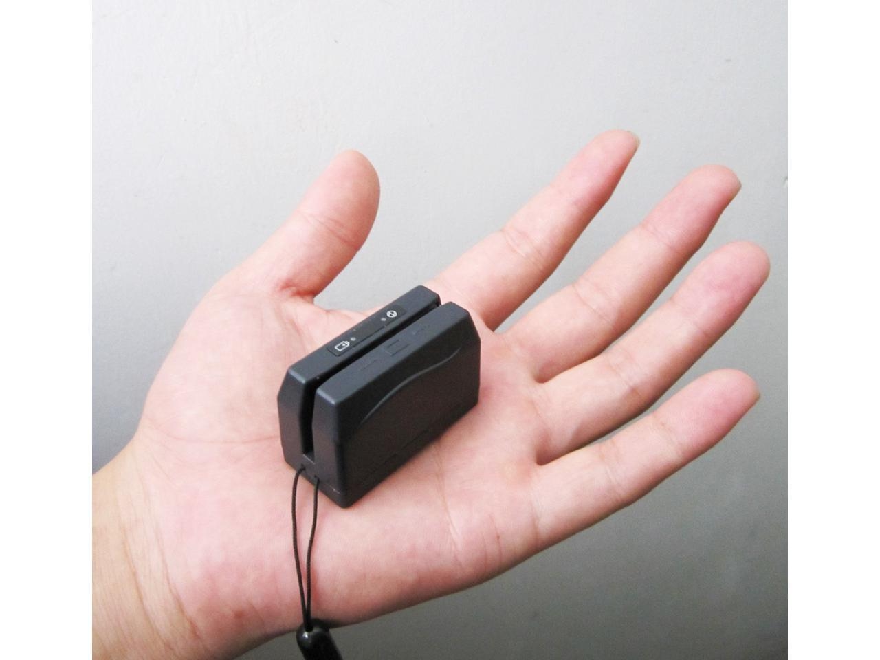 Credit Card Reader USB Smart Chip Mini Portable Magnetic Stripe MSR Swipe Smart* 