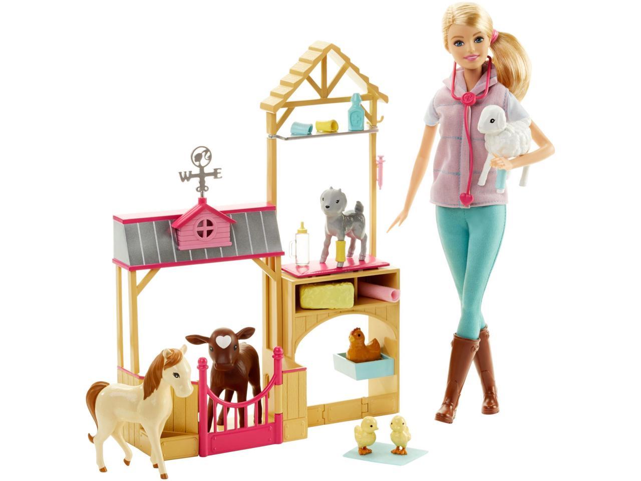 barbie farm pets