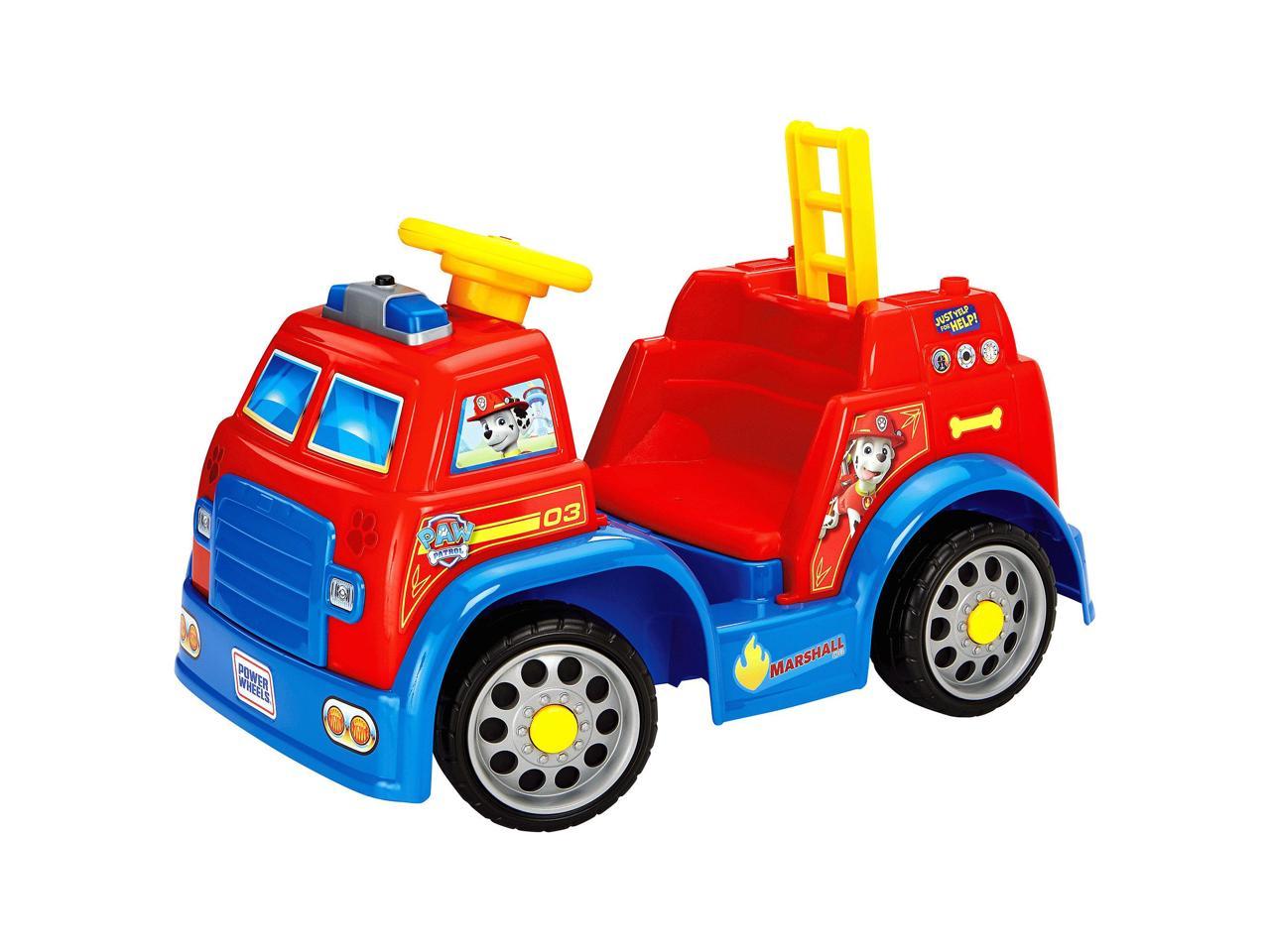 power wheels fire truck with water hose