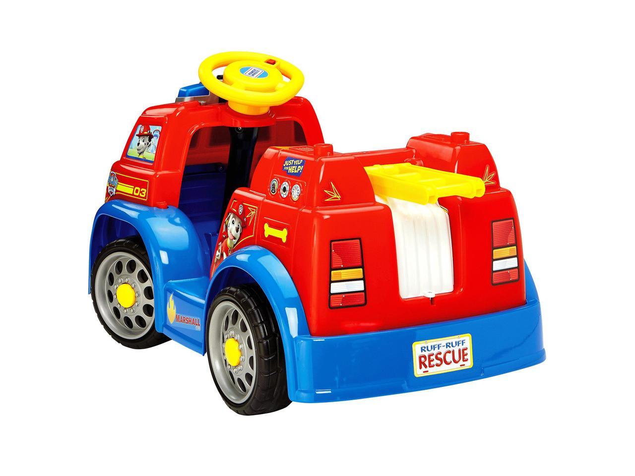 power wheels fire truck with water hose