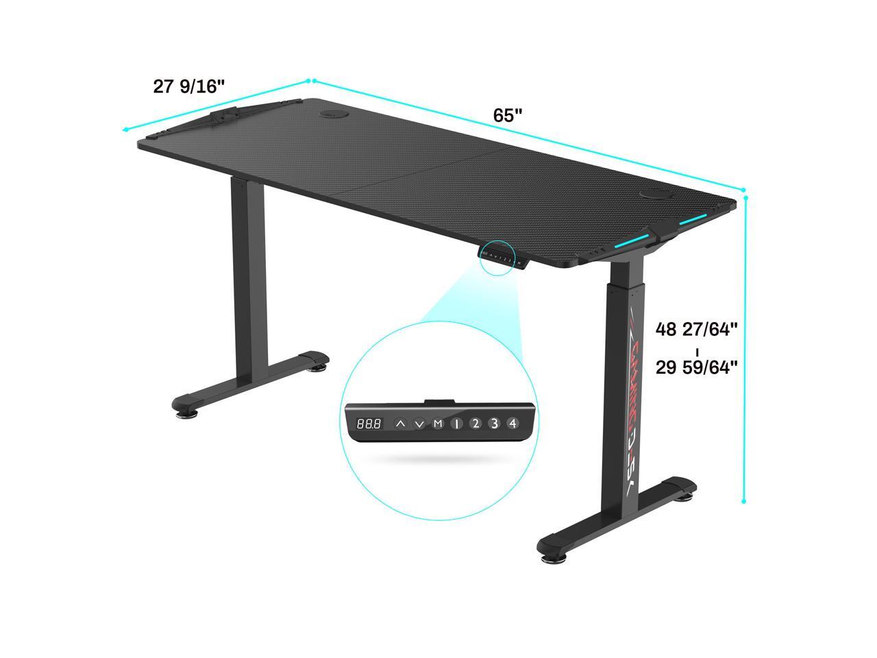 EUREKA ERGONOMIC 65 inch Electric Height Adjustable Standing Desk