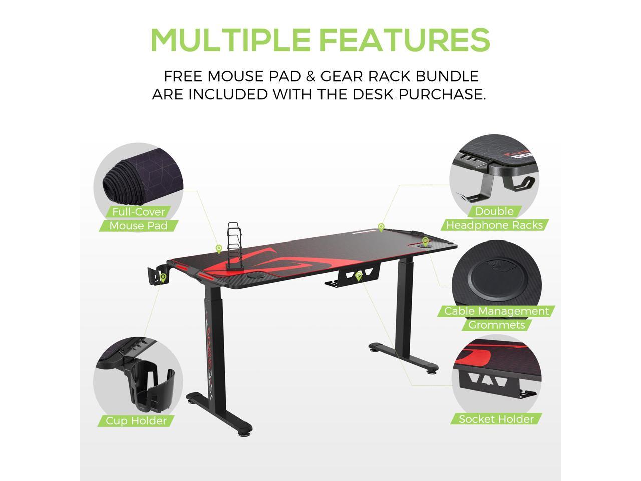 EUREKA ERGONOMIC 65 inch Electric Height Adjustable Standing Desk