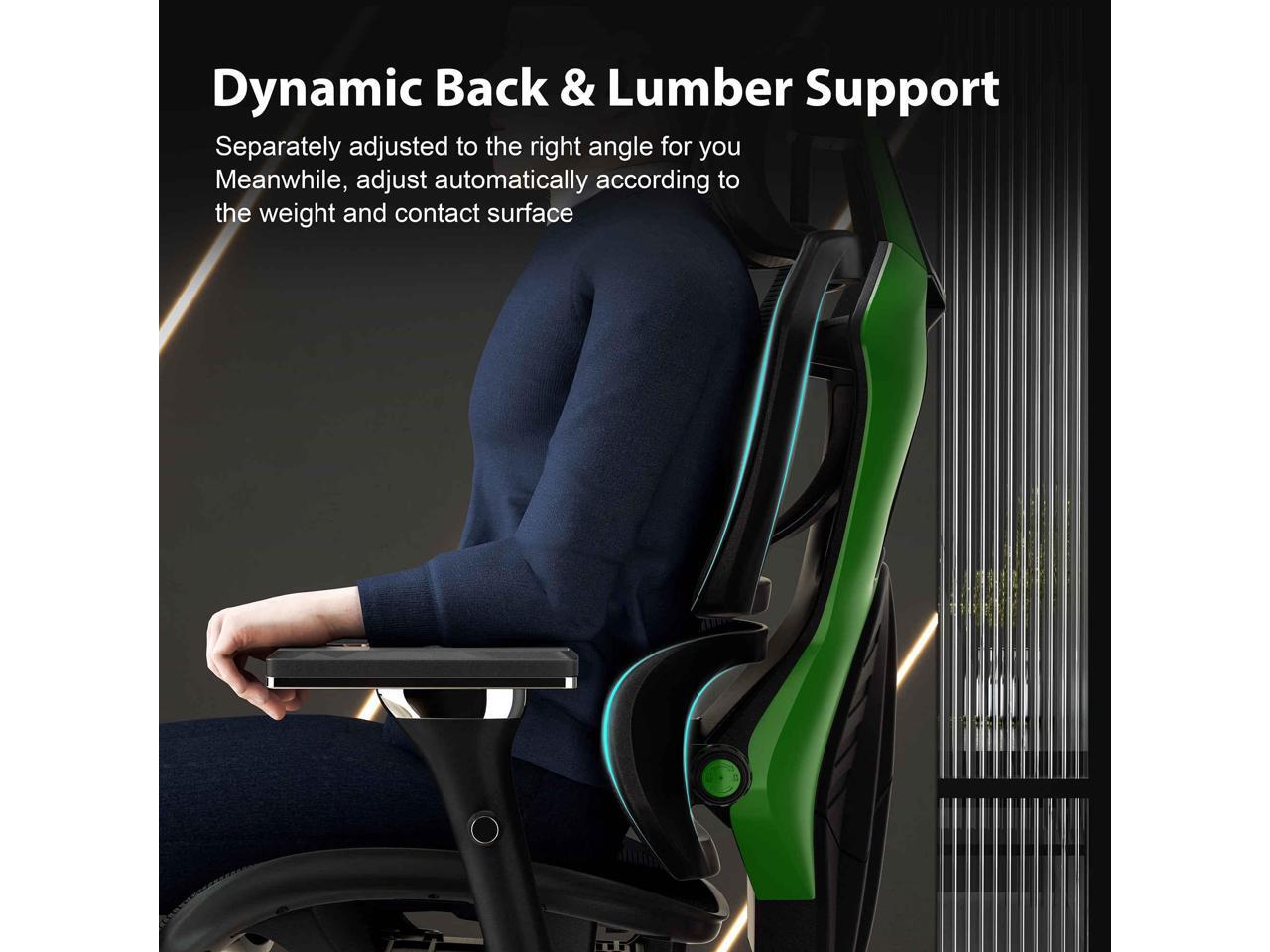 Eureka Ergonomic TYPHON Video Gaming Chair Ergonomic Mesh Chair for ...