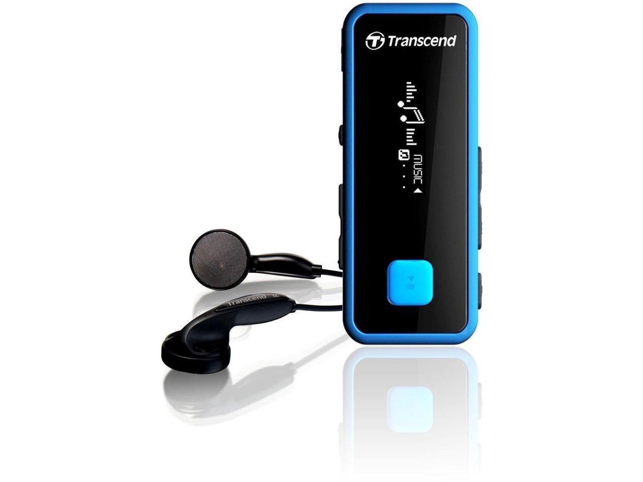 Transcend 8GB MP350 Portable Digital MP3 Music Player, Handy Fitness