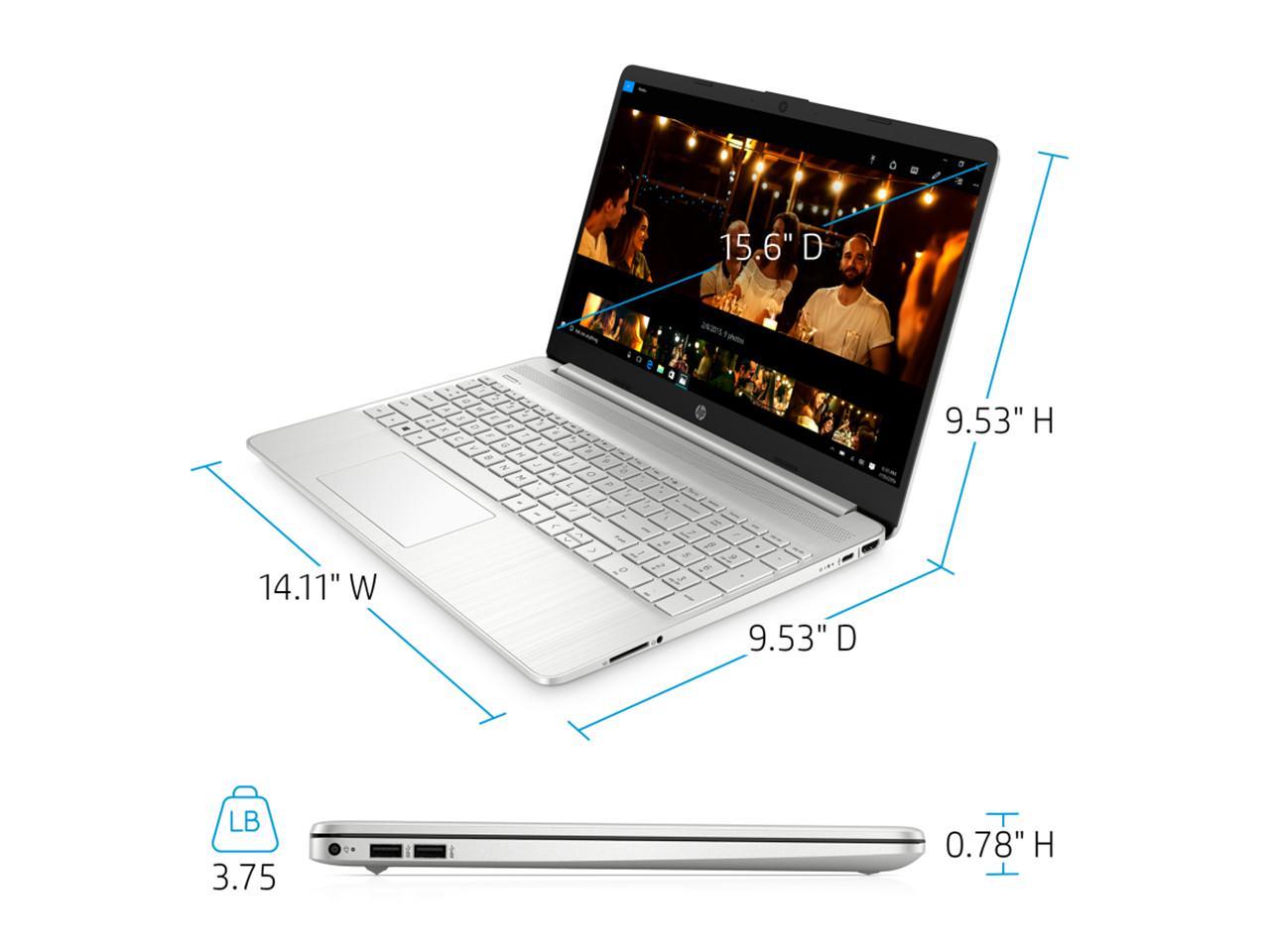 New Hp 156 Fhd Laptop Amd Ryzen 3 3250u Processor 4gb Ram 128gb Ssd Windows 10 Home In 7061