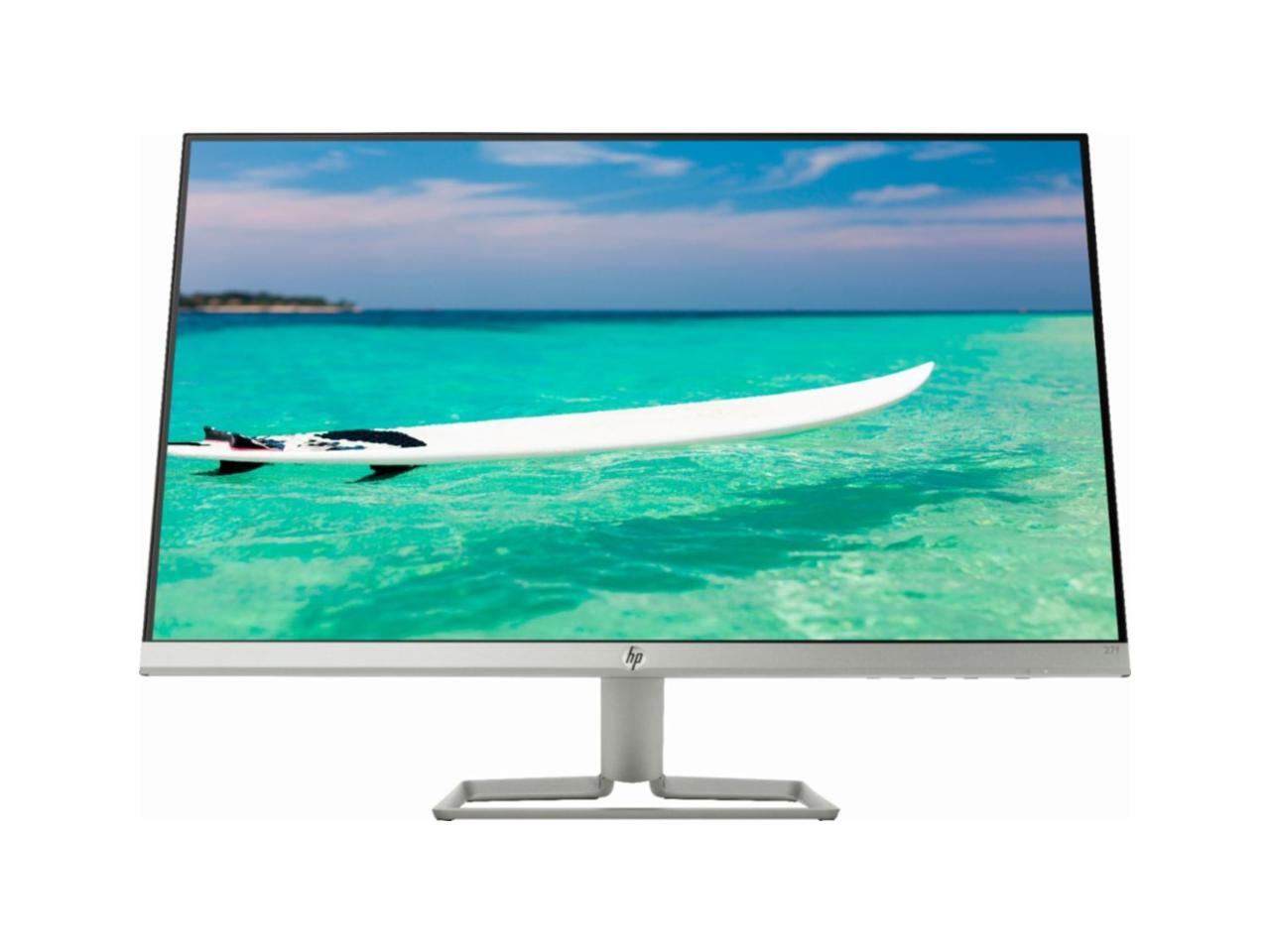 HP 27f 2XN62AA#ABA Silver / Black 27" HDMI AMD FreeSync LED Backlight ...