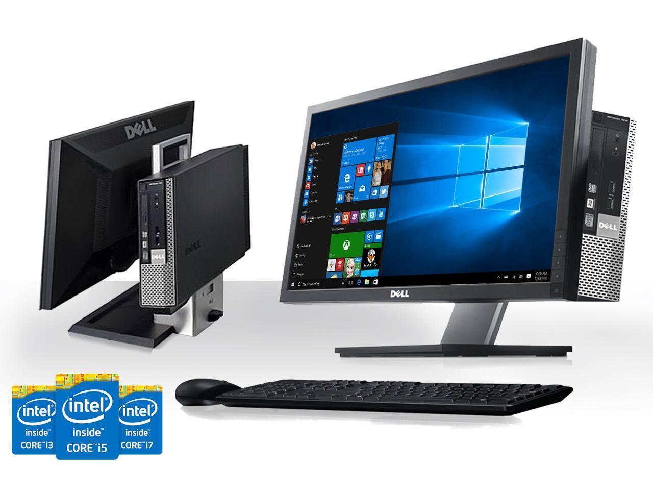 Refurbished Dell Optiplex 7010 Sff All In One With Dell 22 19 X 1080 Monitor Desktop Pc Intel Core I5 3470 3 2ghz 16gb Ram 1tb Hd Dvd Rw Wifi Windows 10 Pro Newegg Com