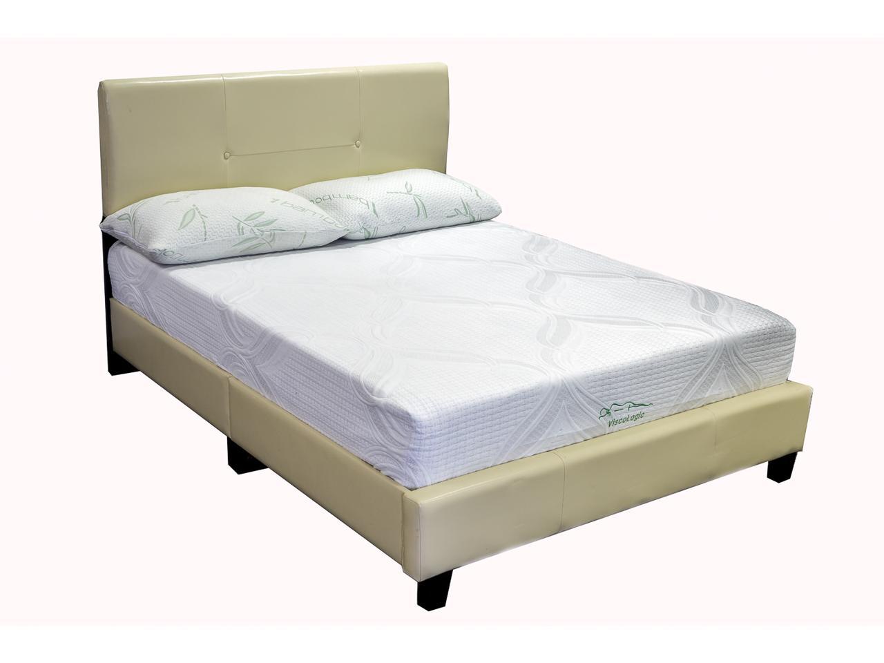 10 viscologic gel memory foam mattress queen