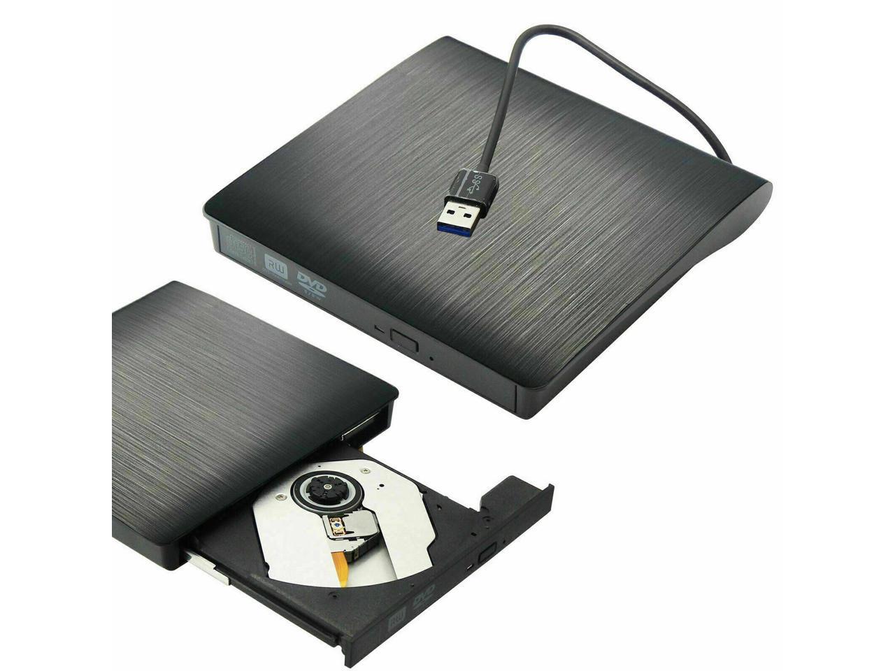 New Slim Portable External USB 3.0 DVD CD RW Burner Reader Writer Drive