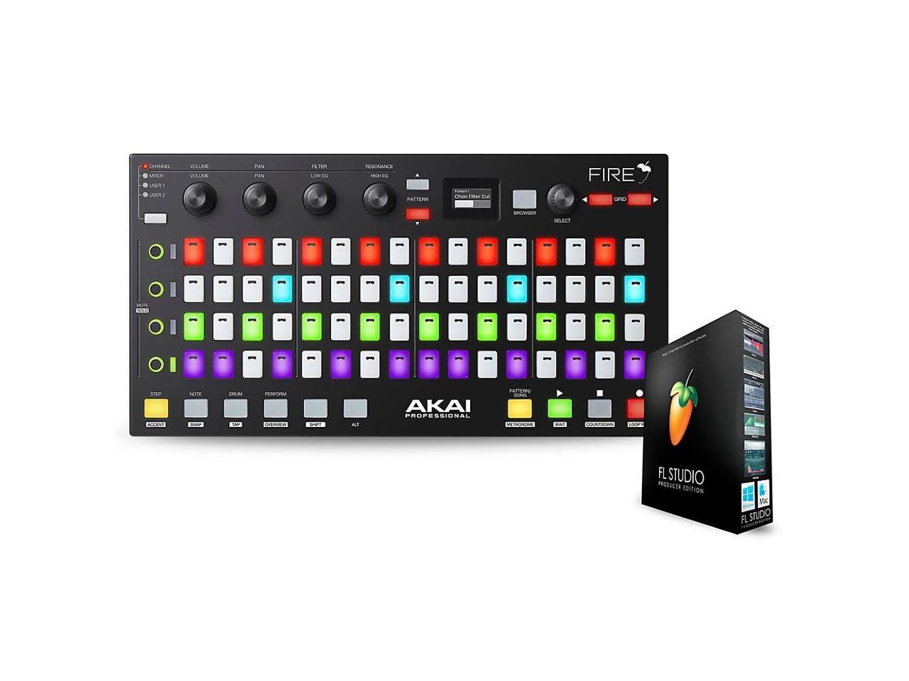 Akai Professional Fire FL Studio Controller with FL Studio Producer Edition  