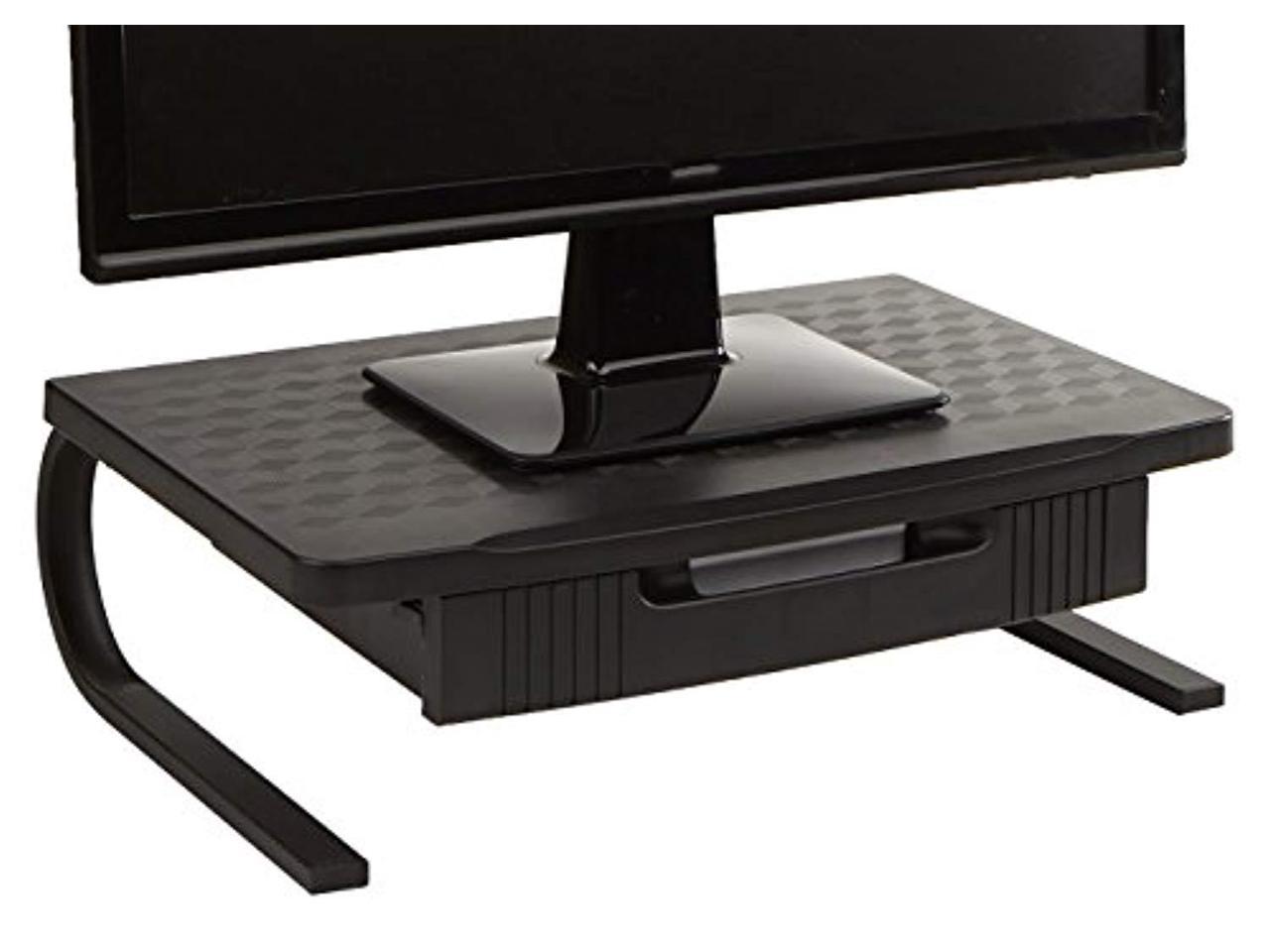 Mind Reader Extra Wide Monitor Stand Monitor Riser With Pull Out