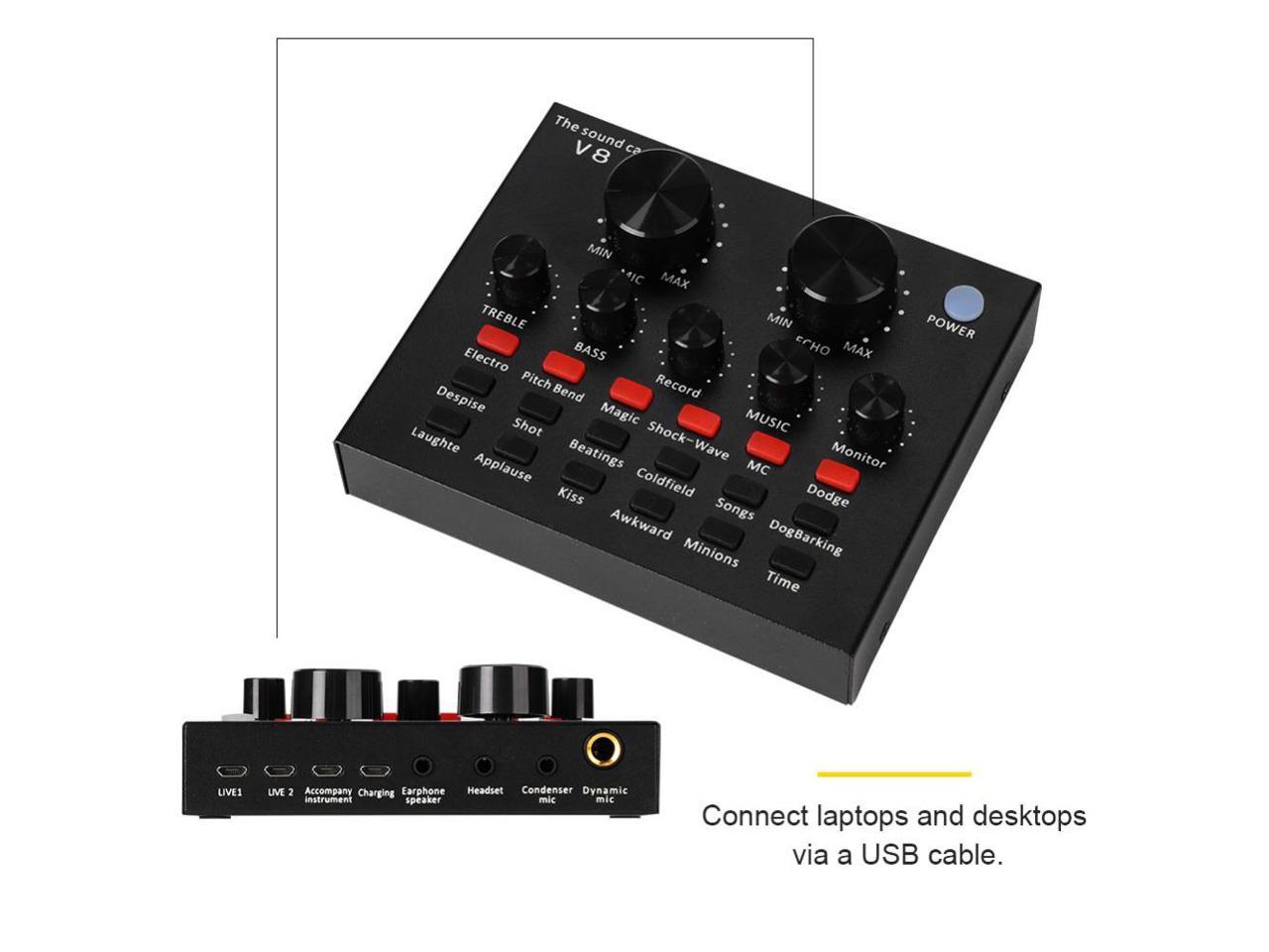 Live the sound card v8 как подключить к компьютеру